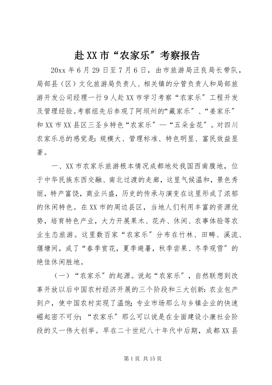 2023年赴XX市“农家乐”考察报告.docx_第1页