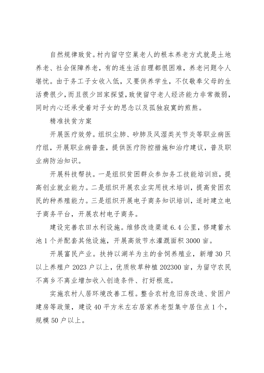 2023年第一书记精准扶贫调研报告新编.docx_第3页