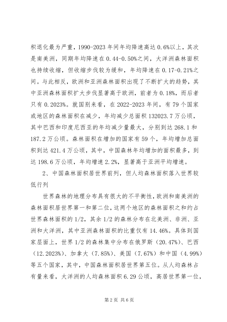 2023年浅谈我国林业资源条件分析.docx_第2页