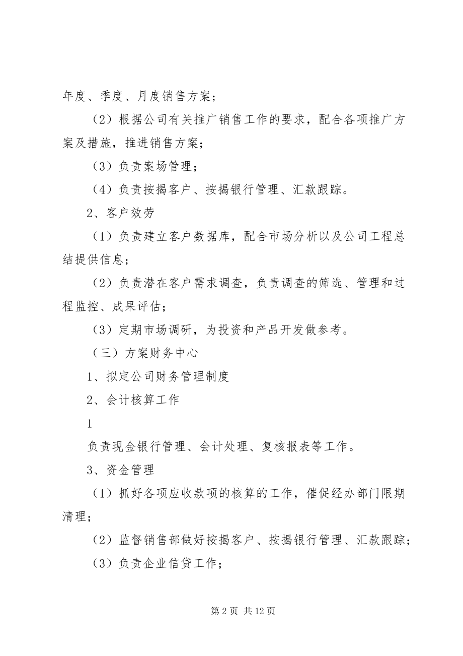 2023年集团公司部门职能设置.docx_第2页