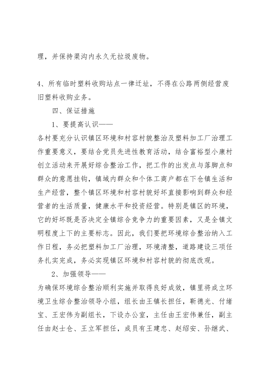 2023年镇人民政府镇村环境综合整治实施方案.doc_第3页