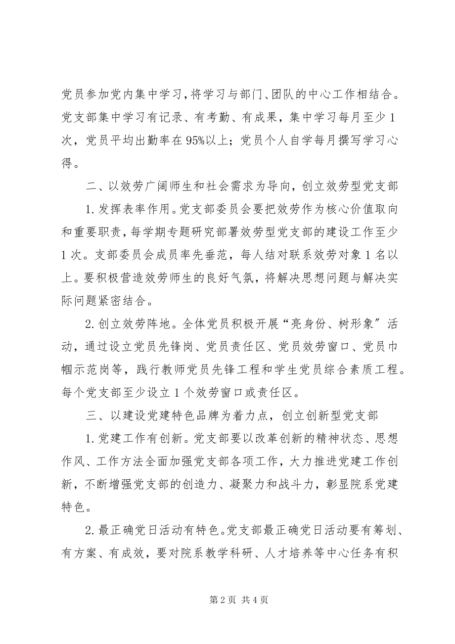 2023年三型两化模式提升高校院系党支部建设效果的探索.docx_第2页