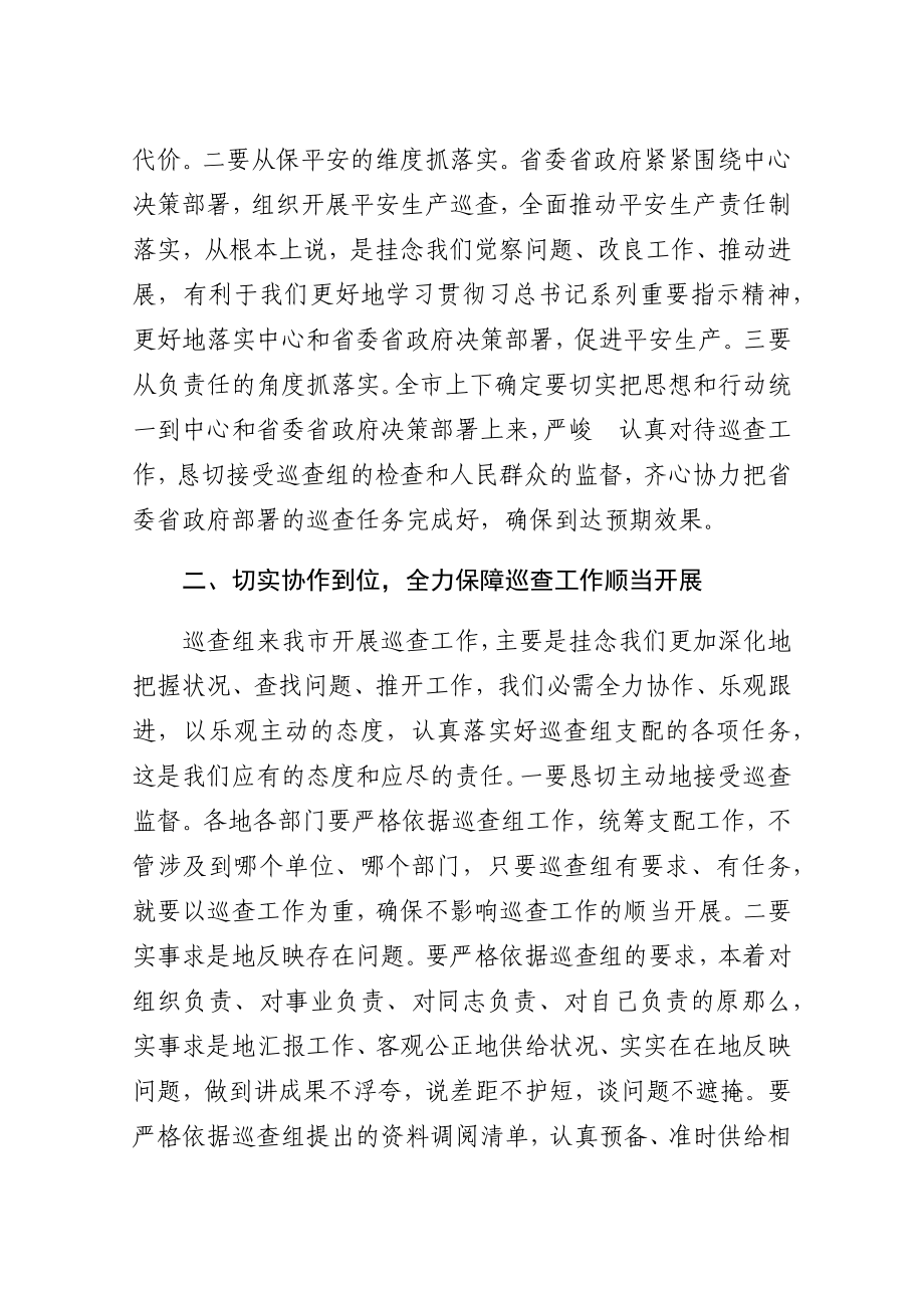 2023年在安全生产巡查工作动员会上的表态发言2.docx_第2页