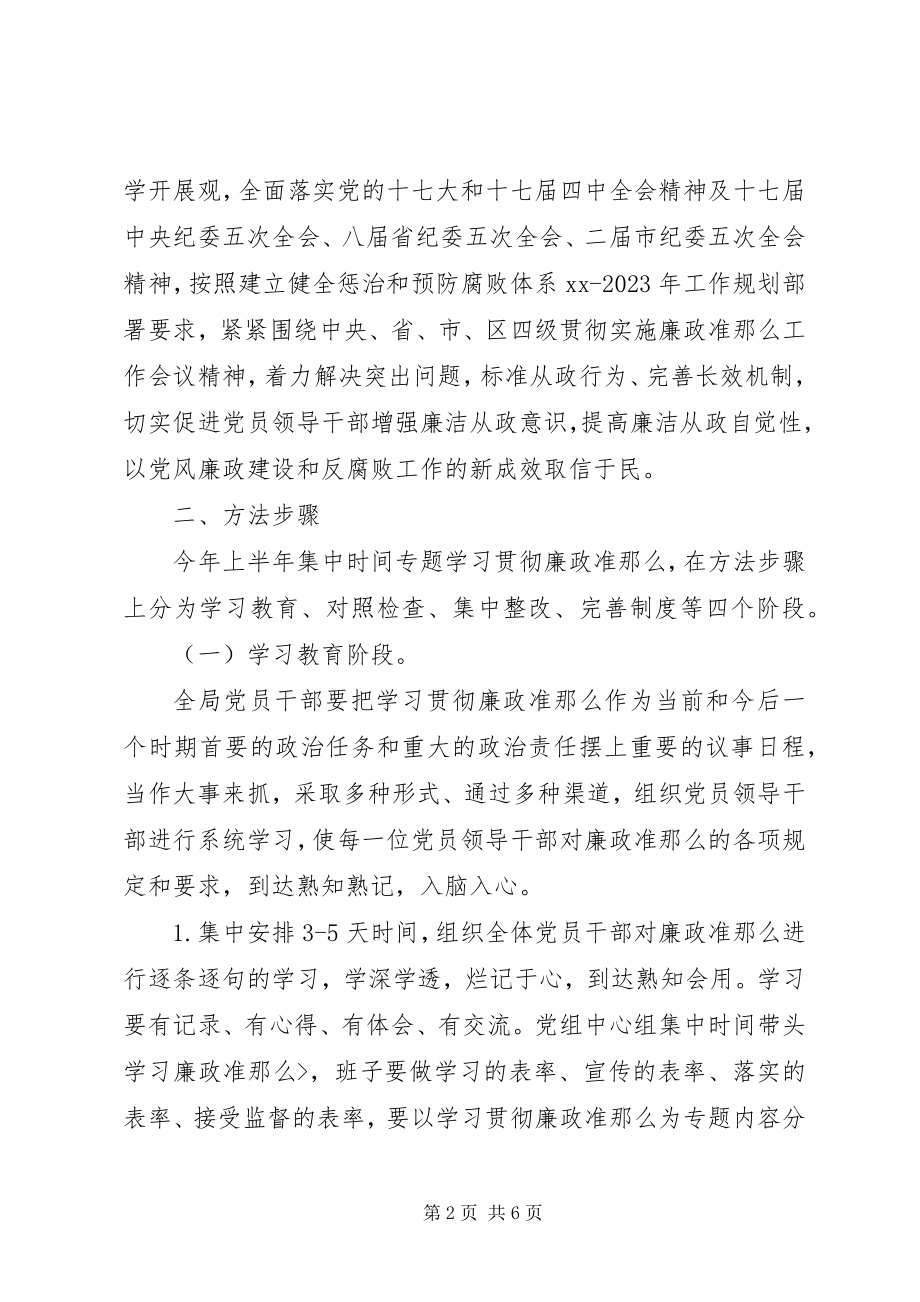 2023年区委某局廉政准则实施方案.docx_第2页