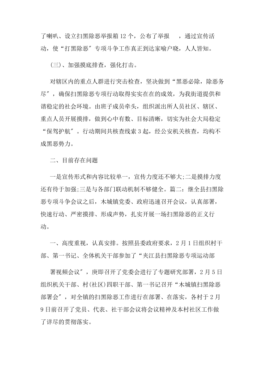 2023年扫黑除恶工作总结例文.docx_第2页