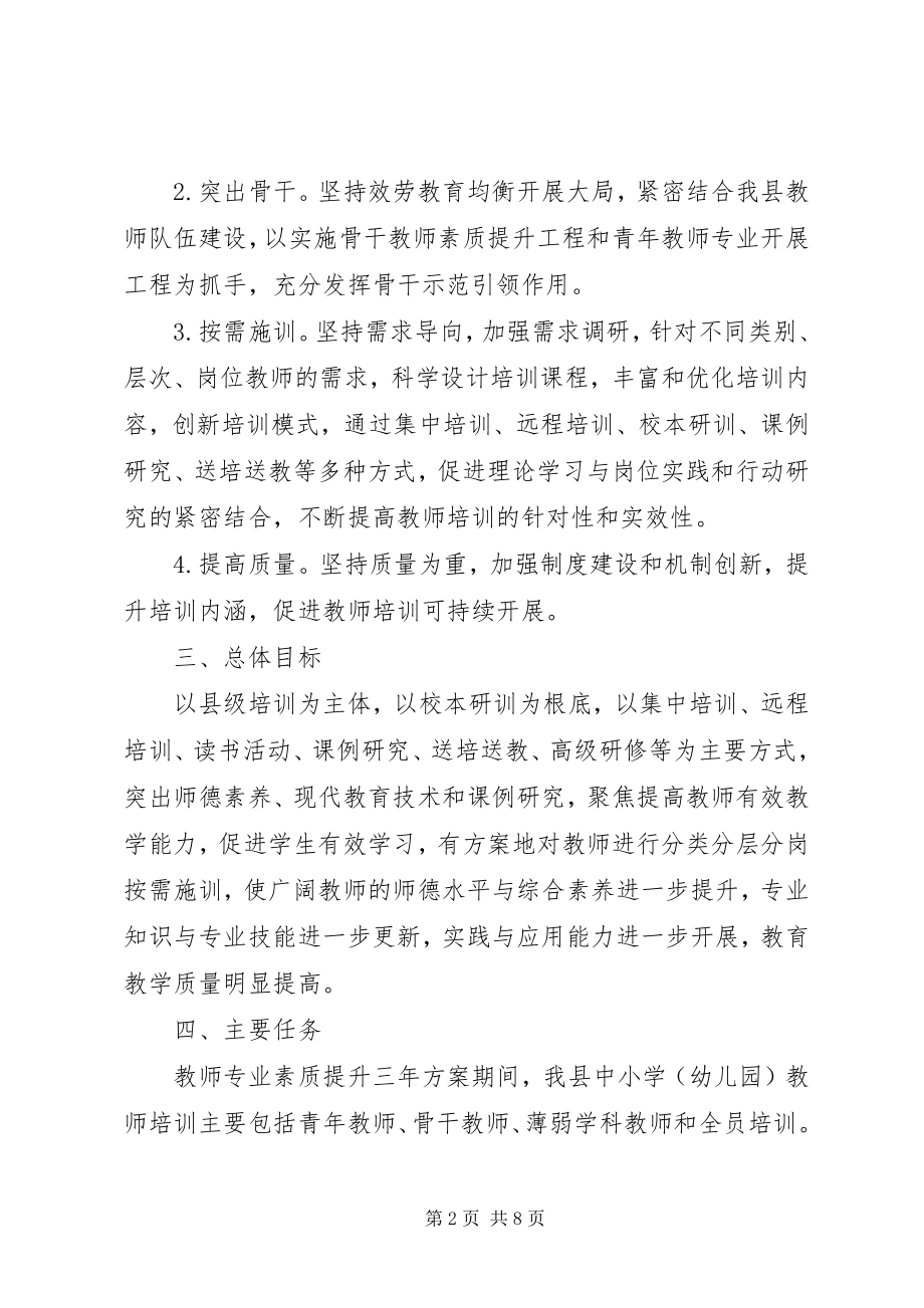 2023年教师素质提升计划范本.docx_第2页