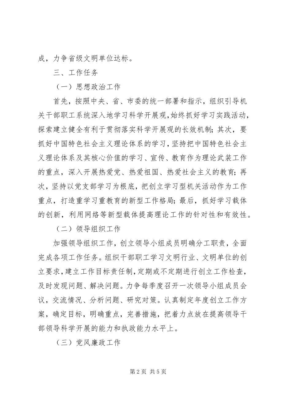 2023年省级文明单位创建工作计划.docx_第2页