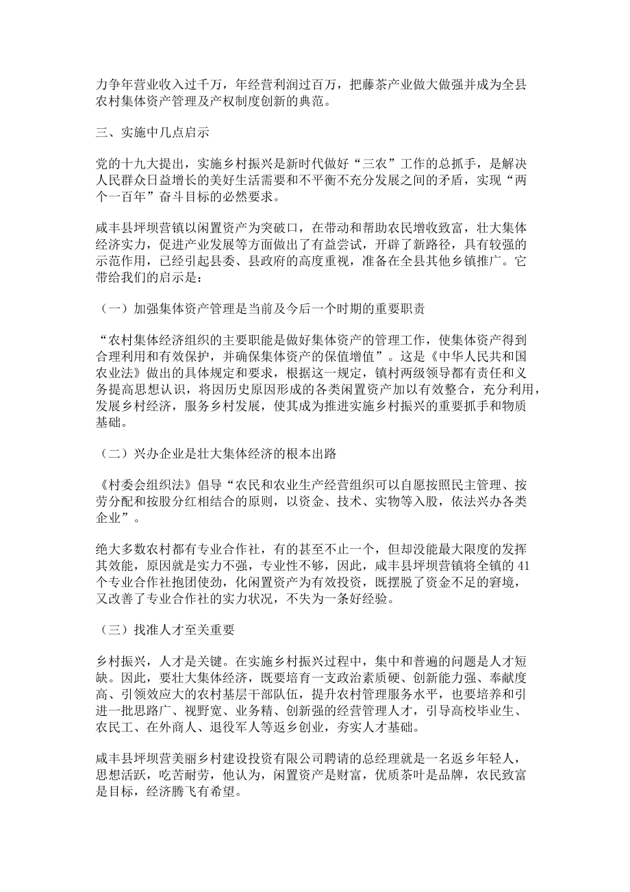 2023年盘活闲置资产壮大集体经济,助力乡村振兴.doc_第3页