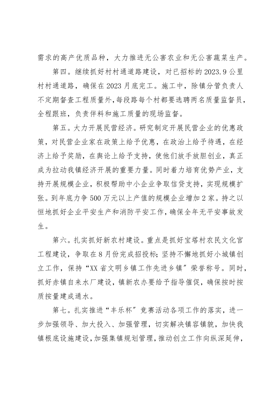 2023年xx乡镇下半年工作安排新编.docx_第2页