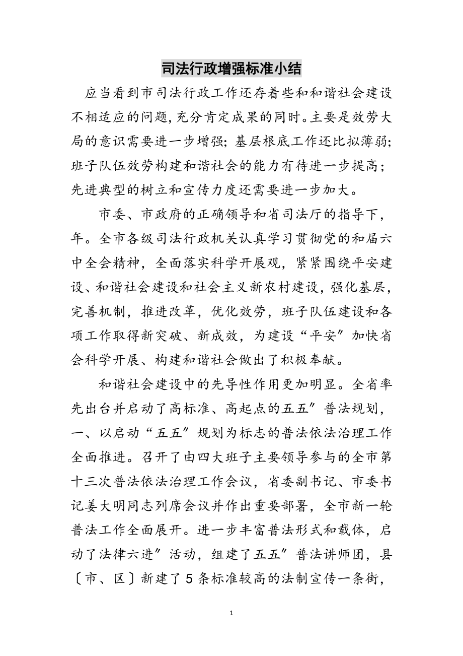 2023年司法行政增强规范小结范文.doc_第1页