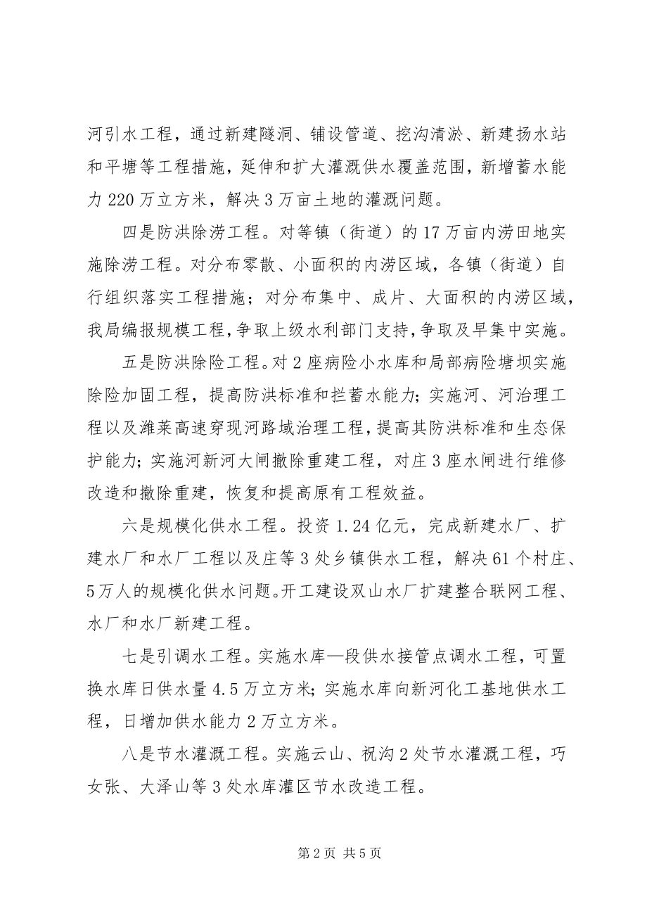 2023年市水利水产局年度工作打算.docx_第2页