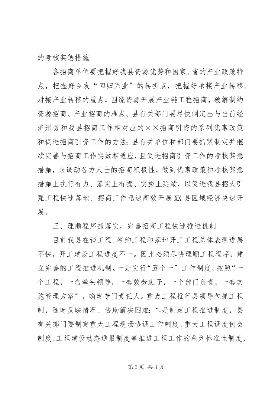 2023年县政府招商引资工作要点.docx_第2页