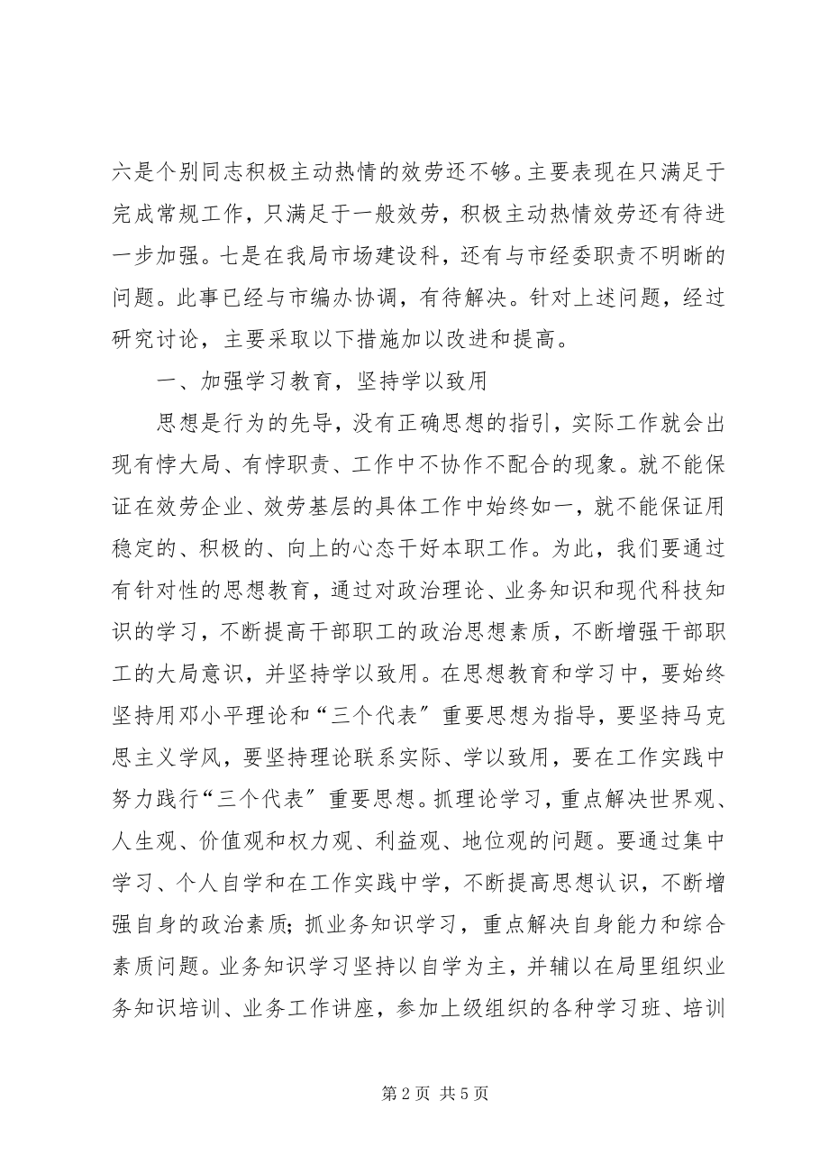 2023年商务局作风教育月措施.docx_第2页