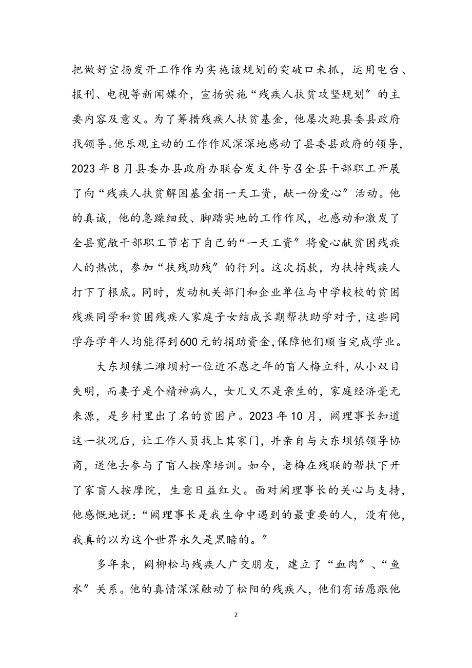 2023年县残联书记个人工作考察材料.docx_第2页