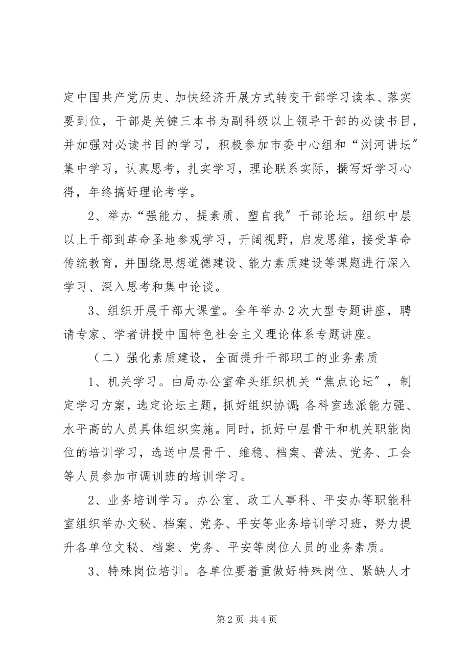 2023年水库管理局年度教育培训思路.docx_第2页