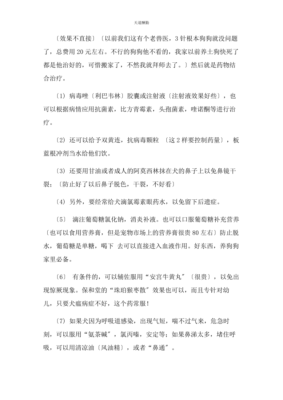 2023年狗狗些常见症状及治疗方法范文.docx_第2页