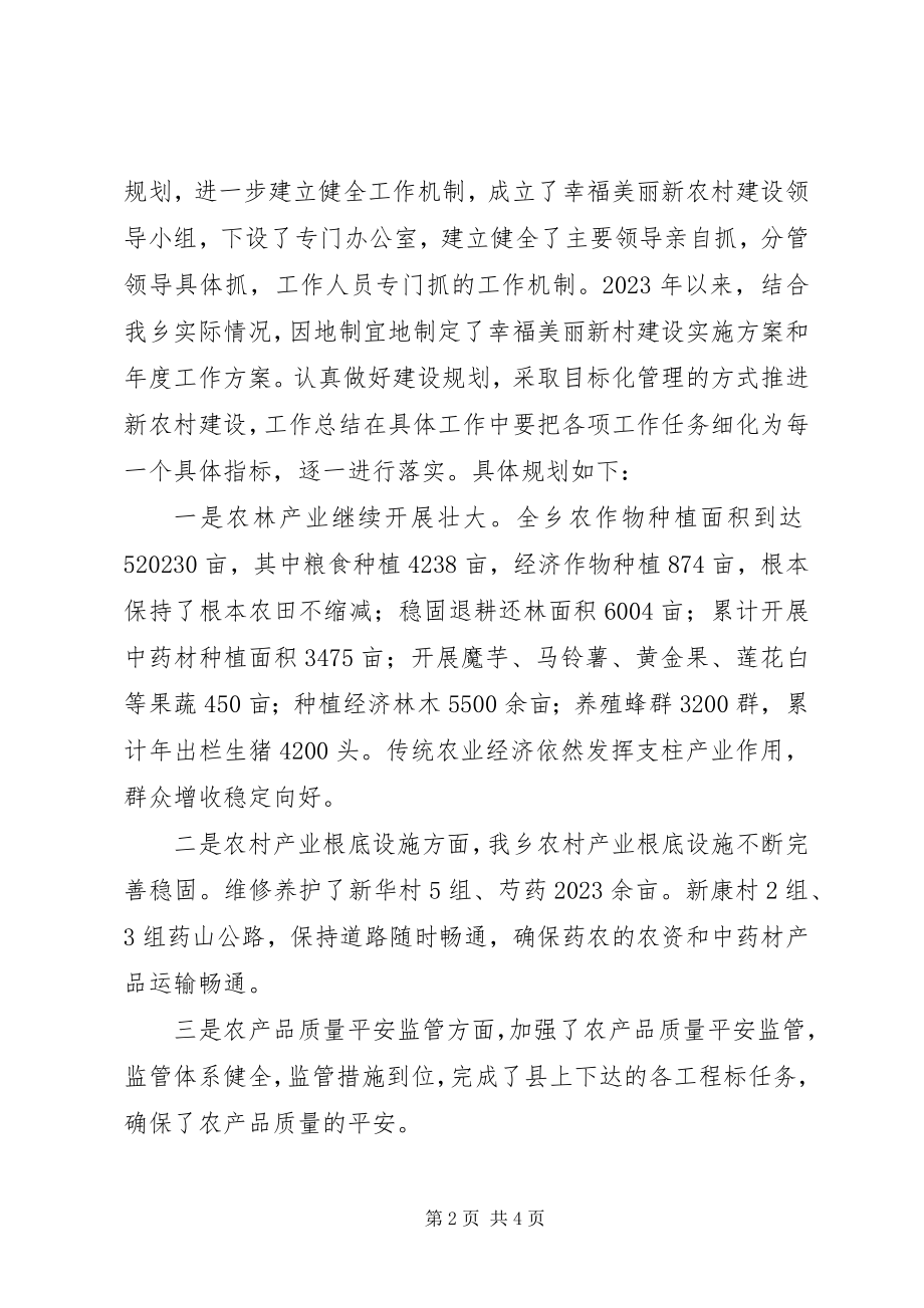 2023年乡人民政府度农业和农村工作总结.docx_第2页