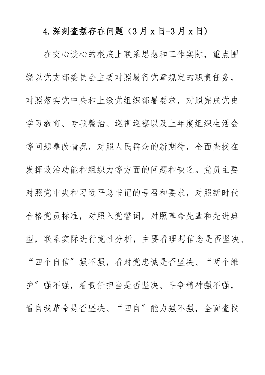 2023年度组织生活会会前准备情况汇报工作汇报总结报告.docx_第3页