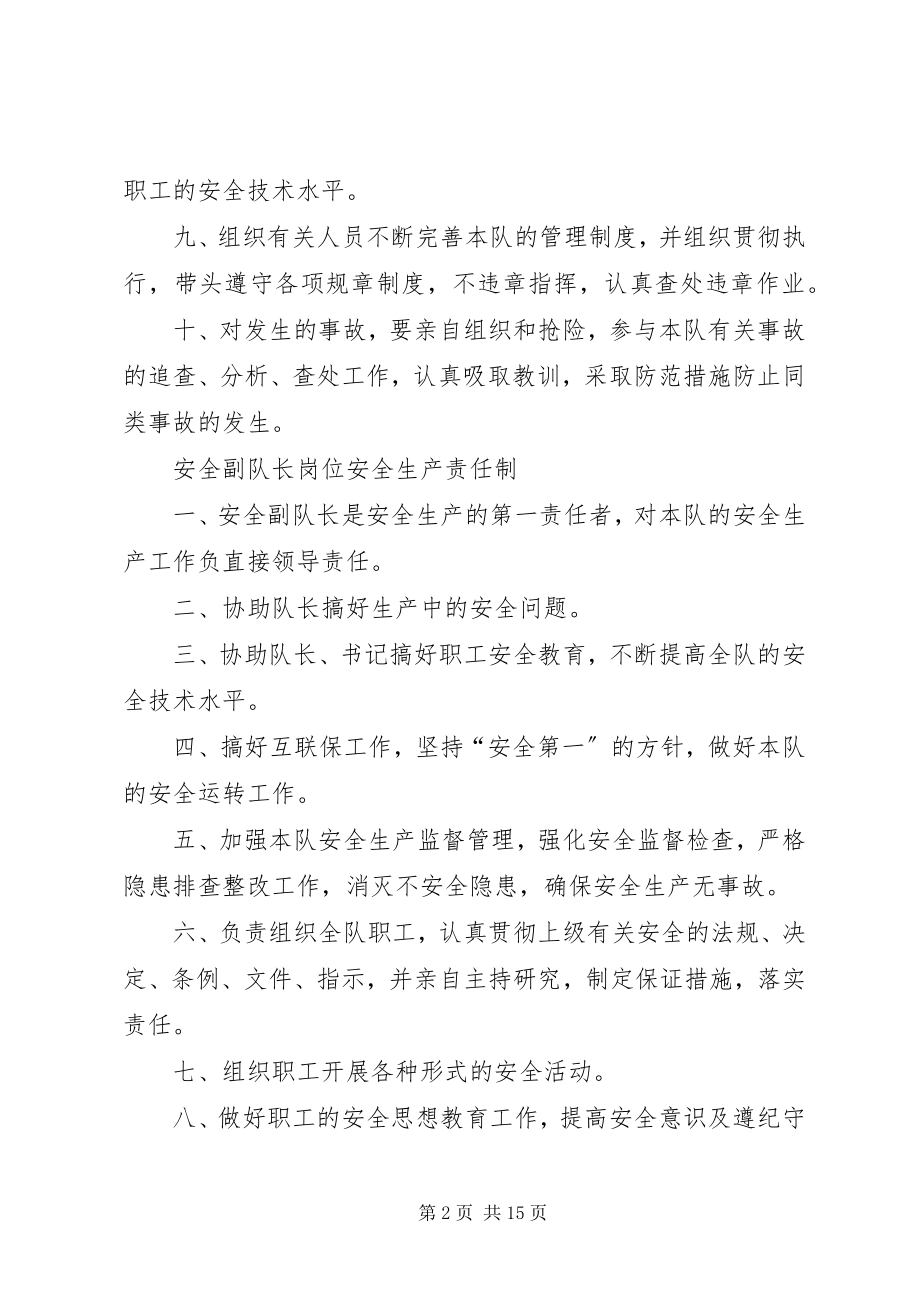 2023年XX省煤矿部分岗位安全生产责任制范本.docx_第2页