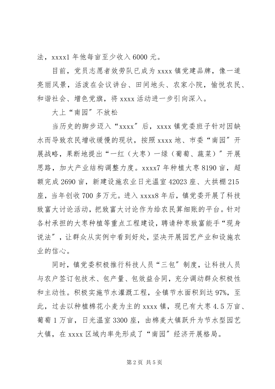 2023年镇委员会先进事迹材料.docx_第2页