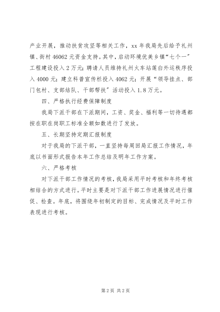 2023年下派干部管理工作总结.docx_第2页