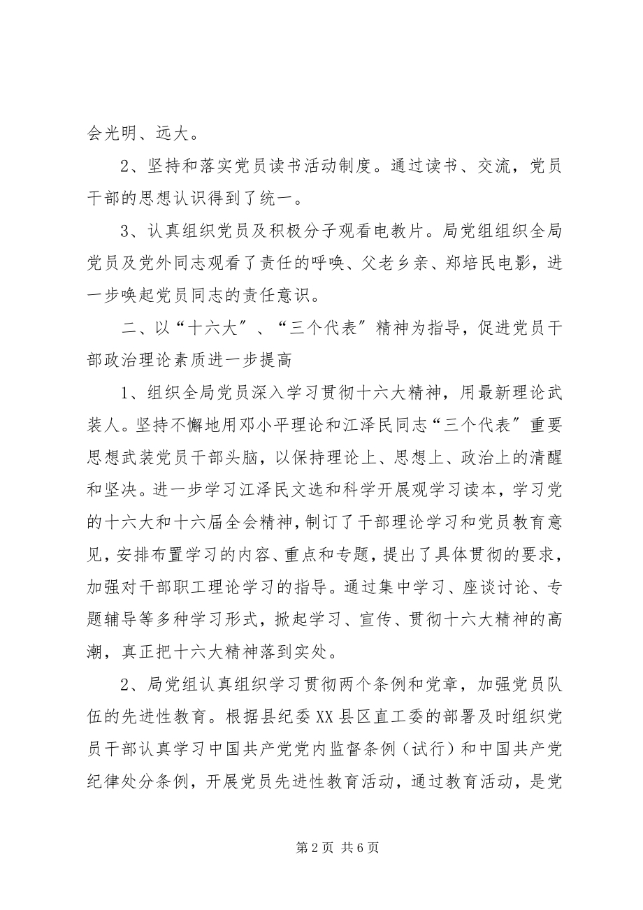 2023年县外经贸局年度党建工作总结.docx_第2页