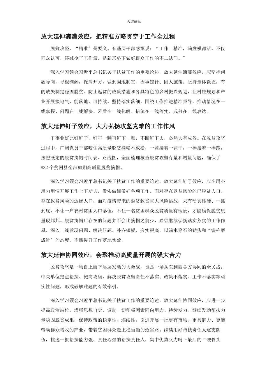 2023年放大延伸脱贫攻坚成果推进乡村振兴范文.docx_第2页