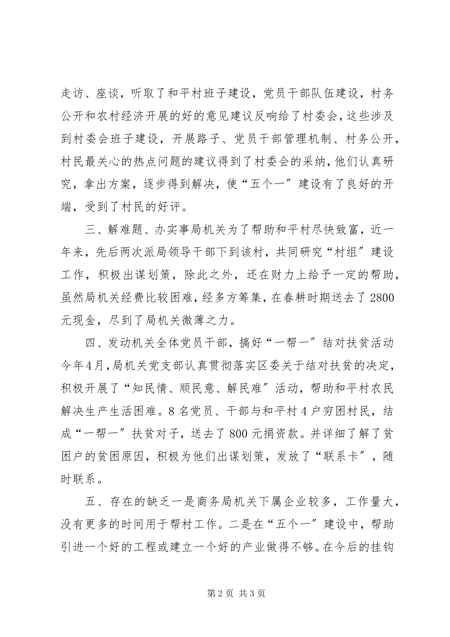 2023年商务局挂钩联系扶贫工作总结.docx_第2页