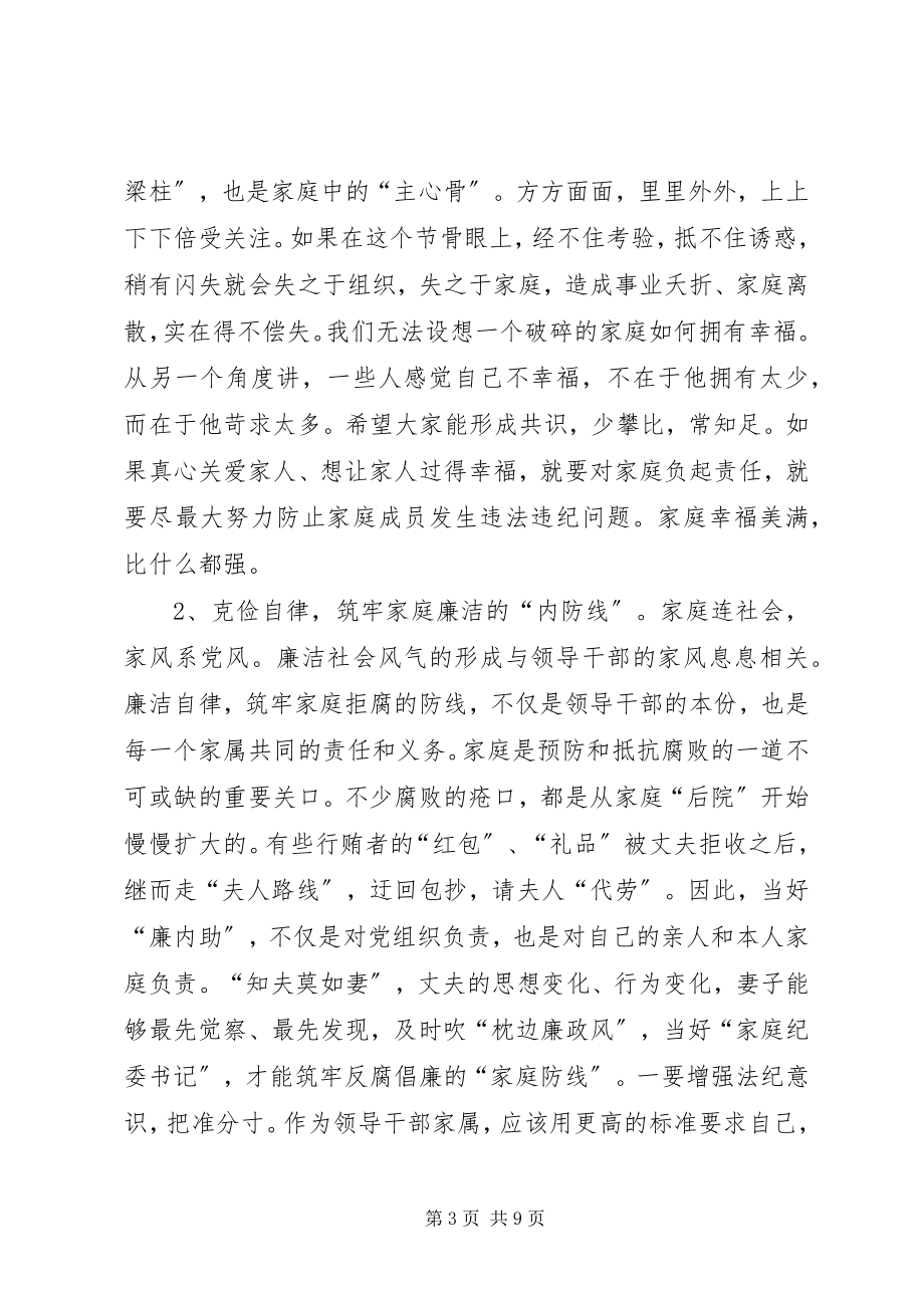 2023年县长在县领导干部廉政党课上的致辞.docx_第3页