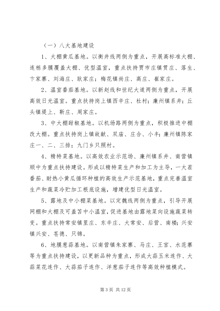 2023年产业提升档次农民增加收益蔬菜产业发展计划.docx_第3页