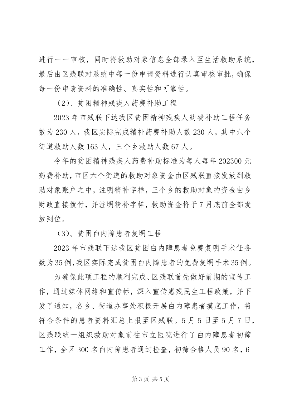 2023年区残联年中工作总结和下半年工作安排.docx_第3页