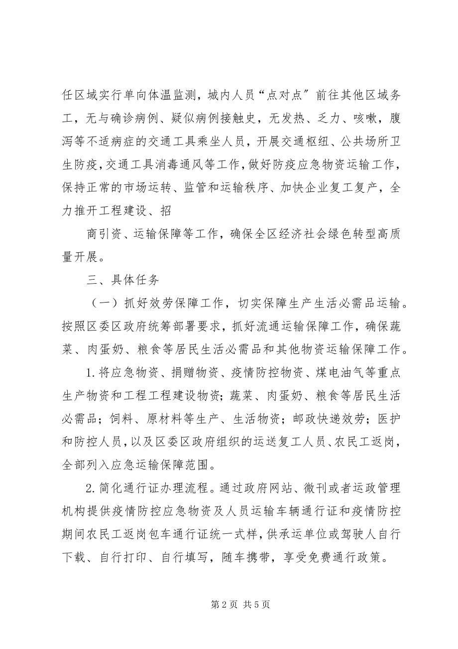 2023年新冠肺炎分区分级差异化防控方案.docx_第2页