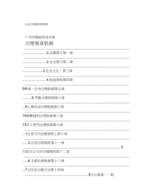 2023年华伦天奴公司管理规章制度.docx