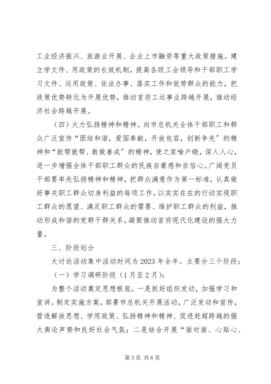 2023年工会系统解放思想赶超跨越实施方案.docx_第3页