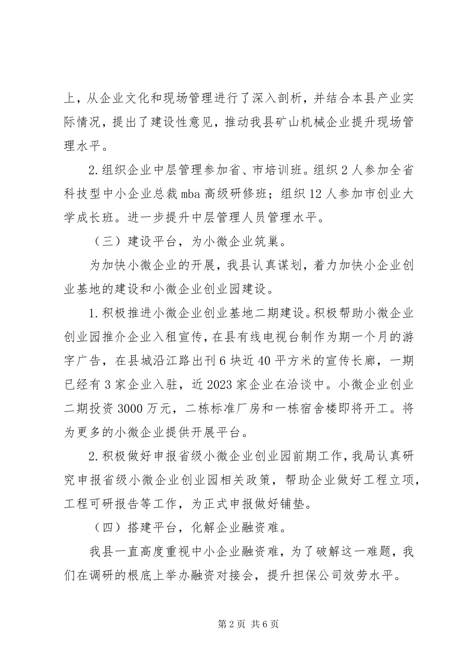 2023年民企局半工作总结.docx_第2页