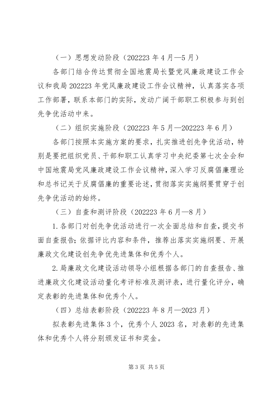 2023年廉政文化创先争优活动方案.docx_第3页