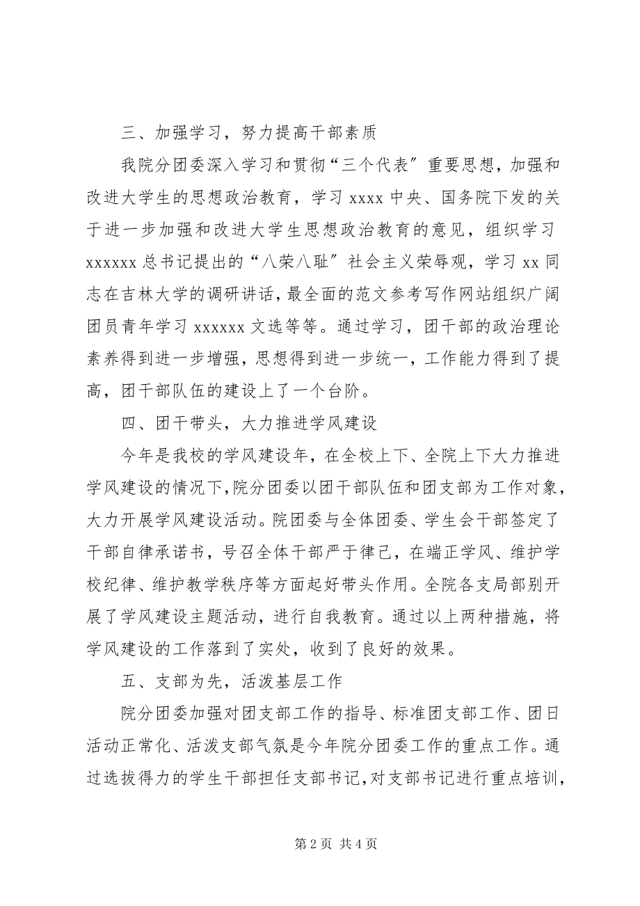 2023年学院团委年终个人工作总结.docx_第2页