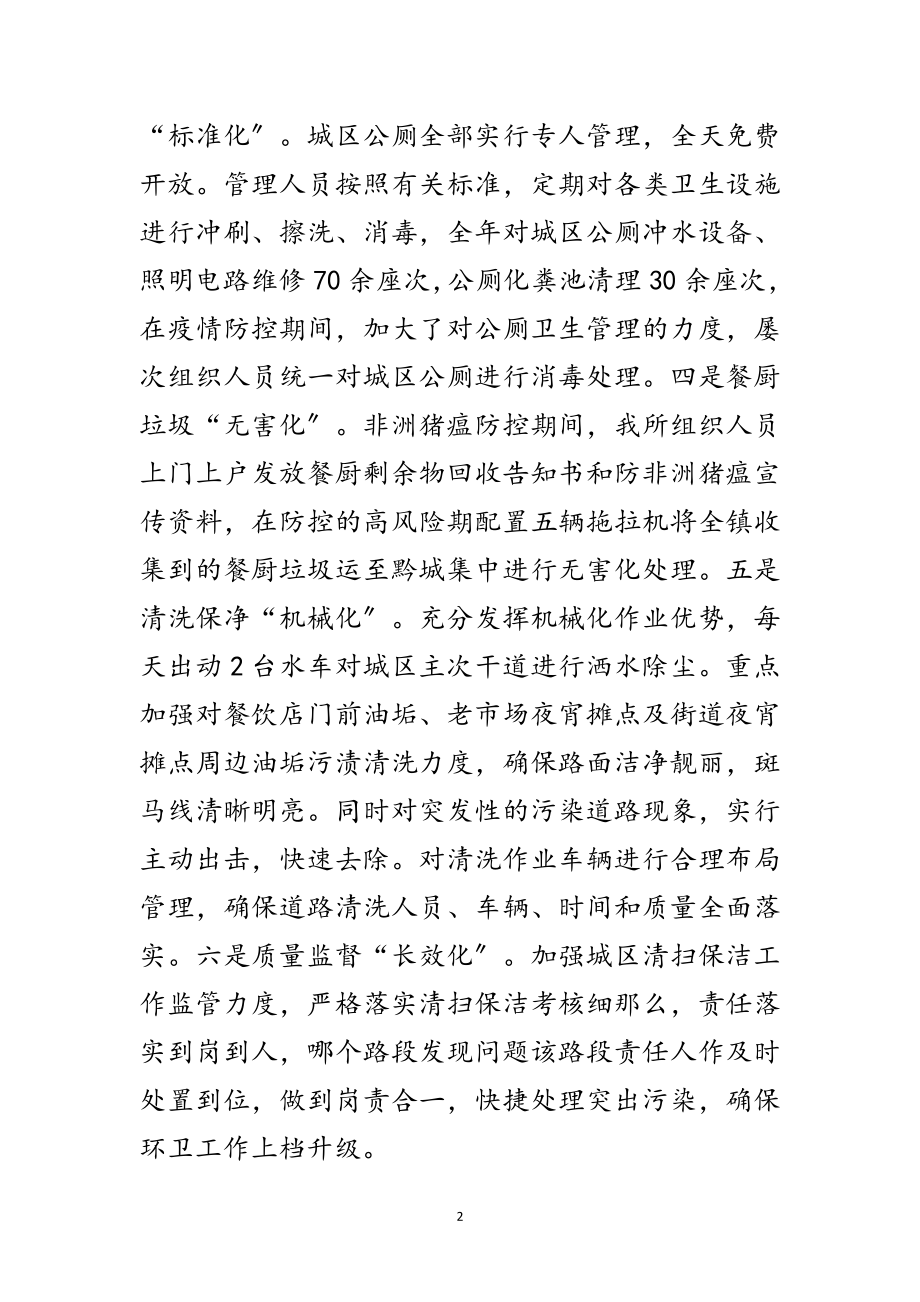 2023年乡镇环卫工作情况总结范文.doc_第2页