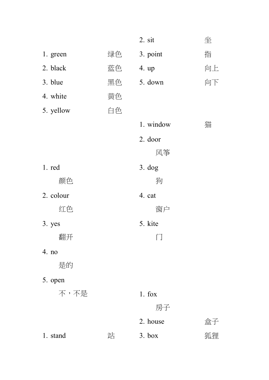 2023年二年级英语单词2.docx_第2页