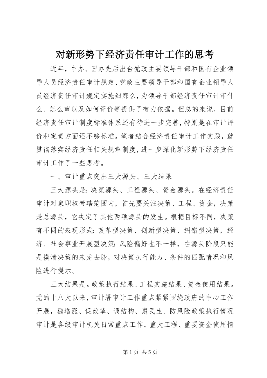 2023年对新形势下经济责任审计工作的思考.docx_第1页