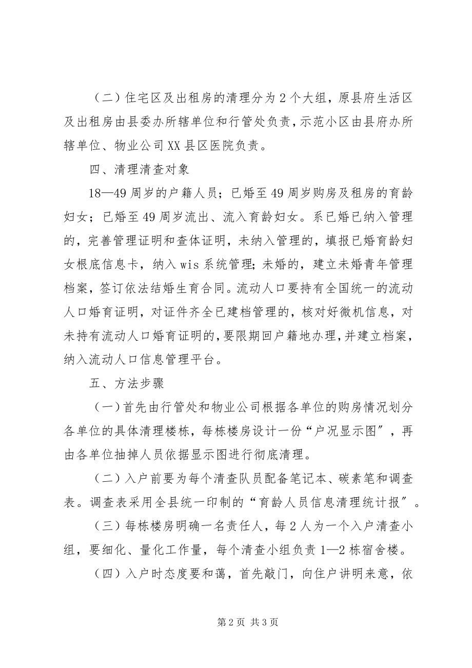 2023年县计生局育龄人员清理核查方案.docx_第2页