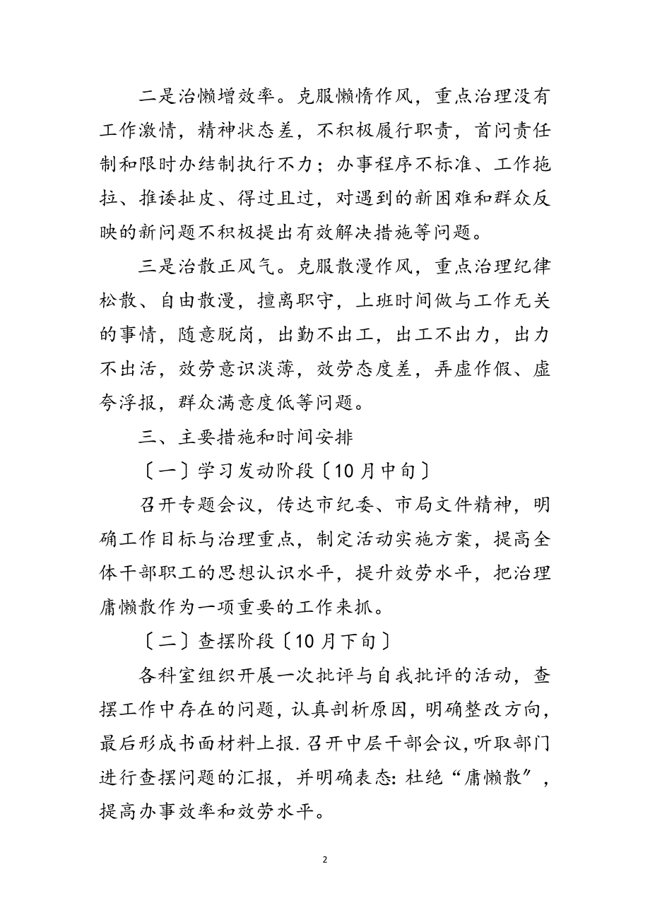 2023年公路局庸懒散治理实施方案范文.doc_第2页