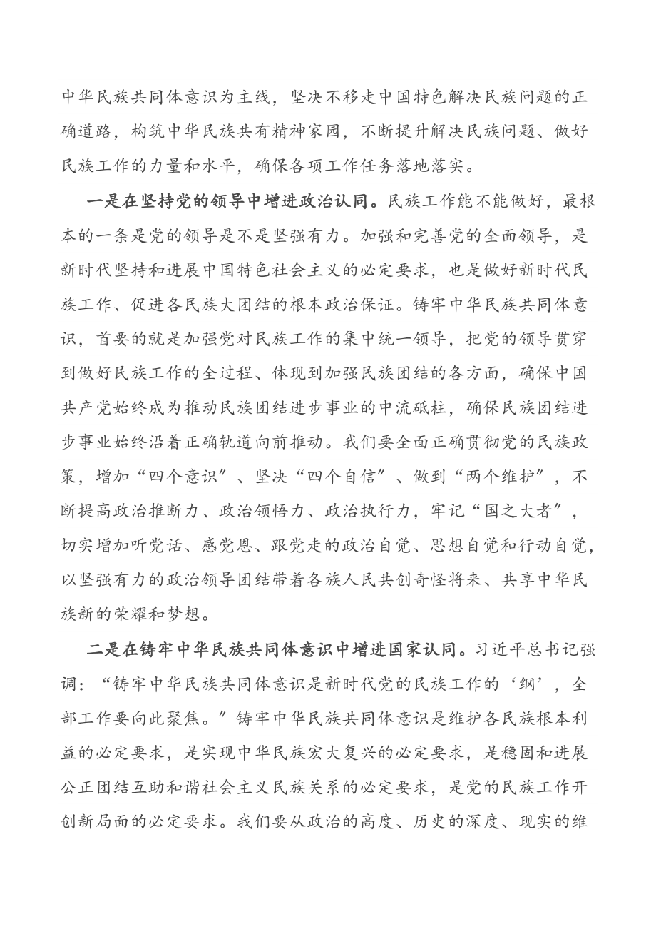 2023年中央民族工作会议研讨发言详细材料.doc_第3页