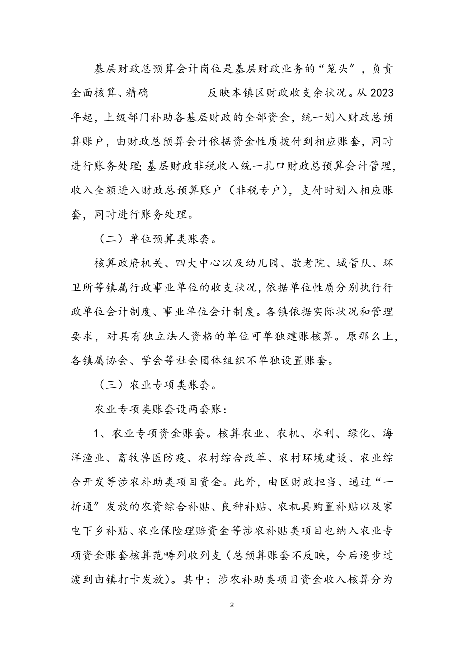 2023年基层财政账套设置实施方案.docx_第2页