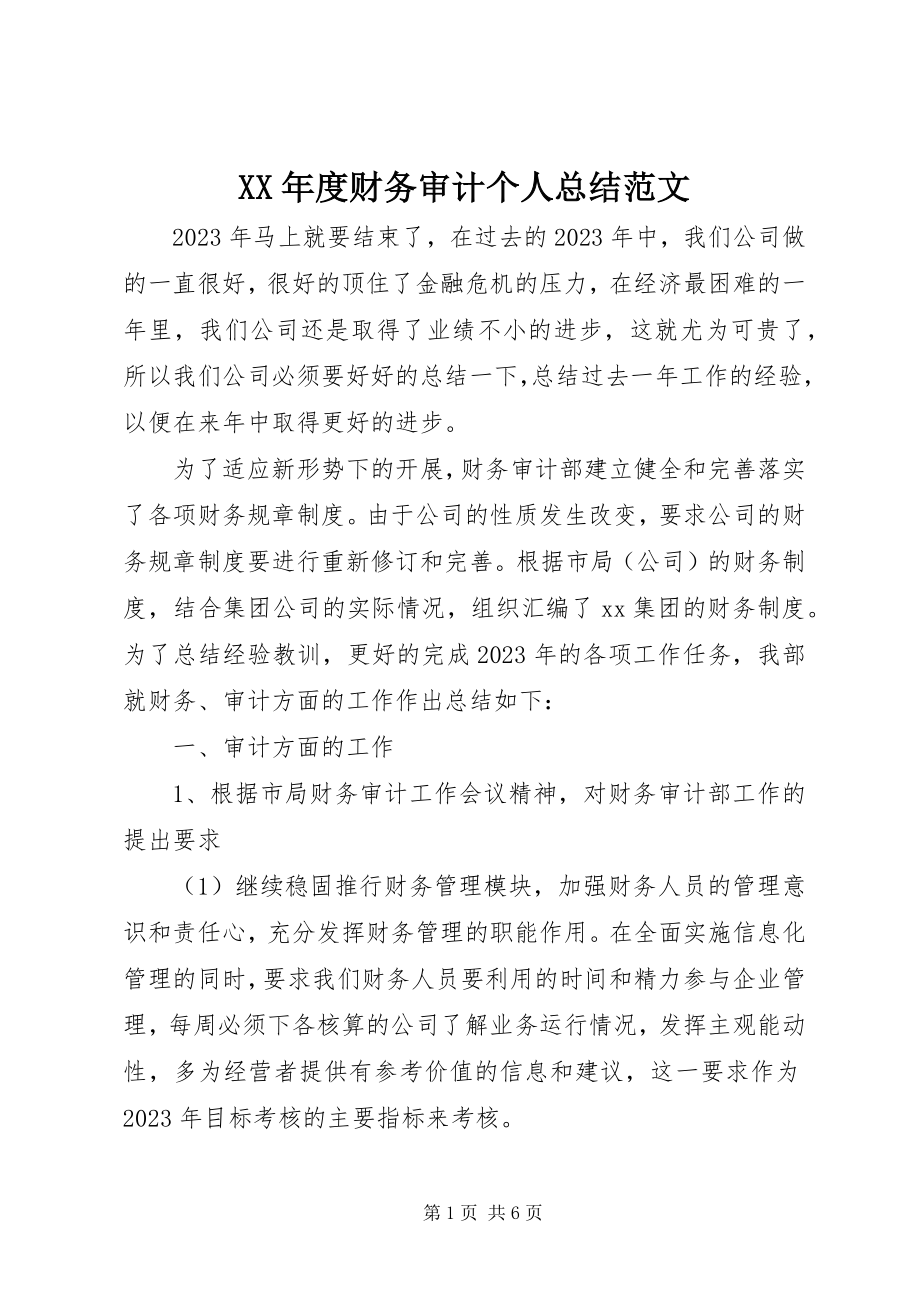 2023年财务审计个人总结.docx_第1页