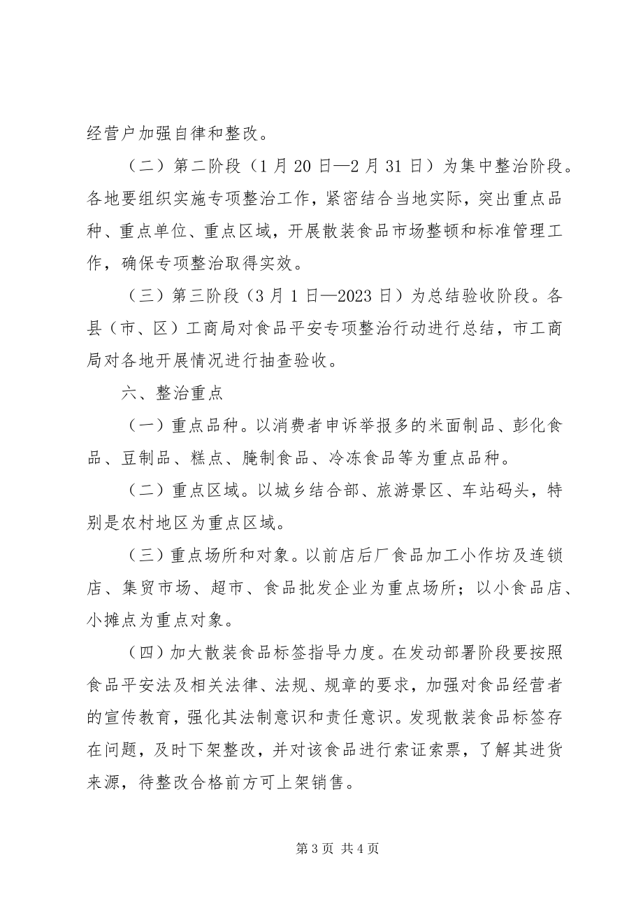 2023年工商局流通环节食品标签专项整治方案.docx_第3页