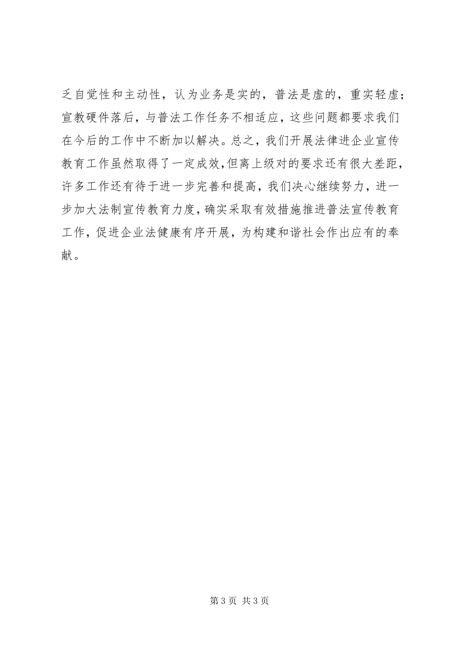 2023年乡镇年度法律进企业工作总结.docx_第3页