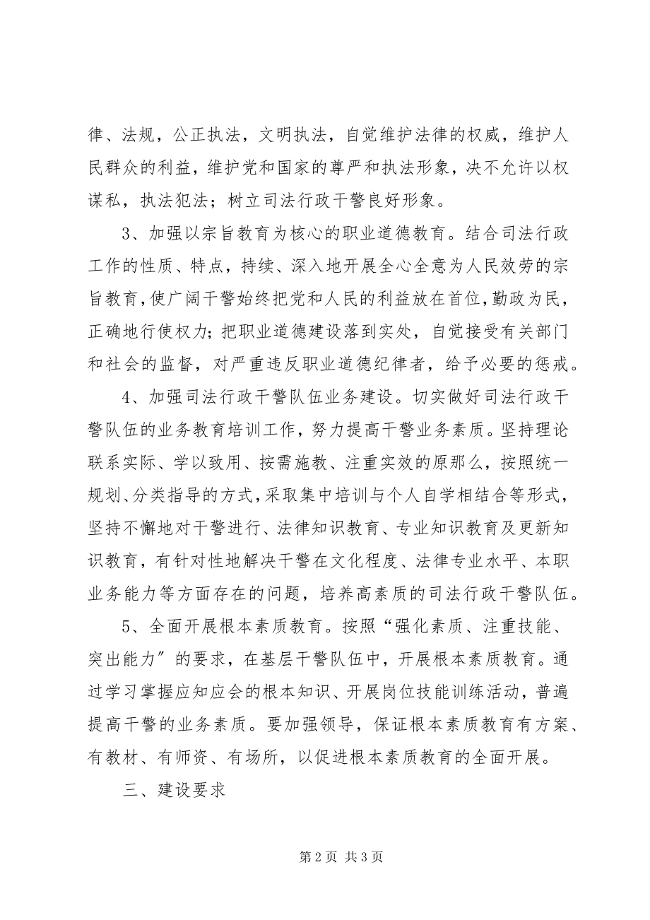 2023年全县司法局建设工作打算.docx_第2页