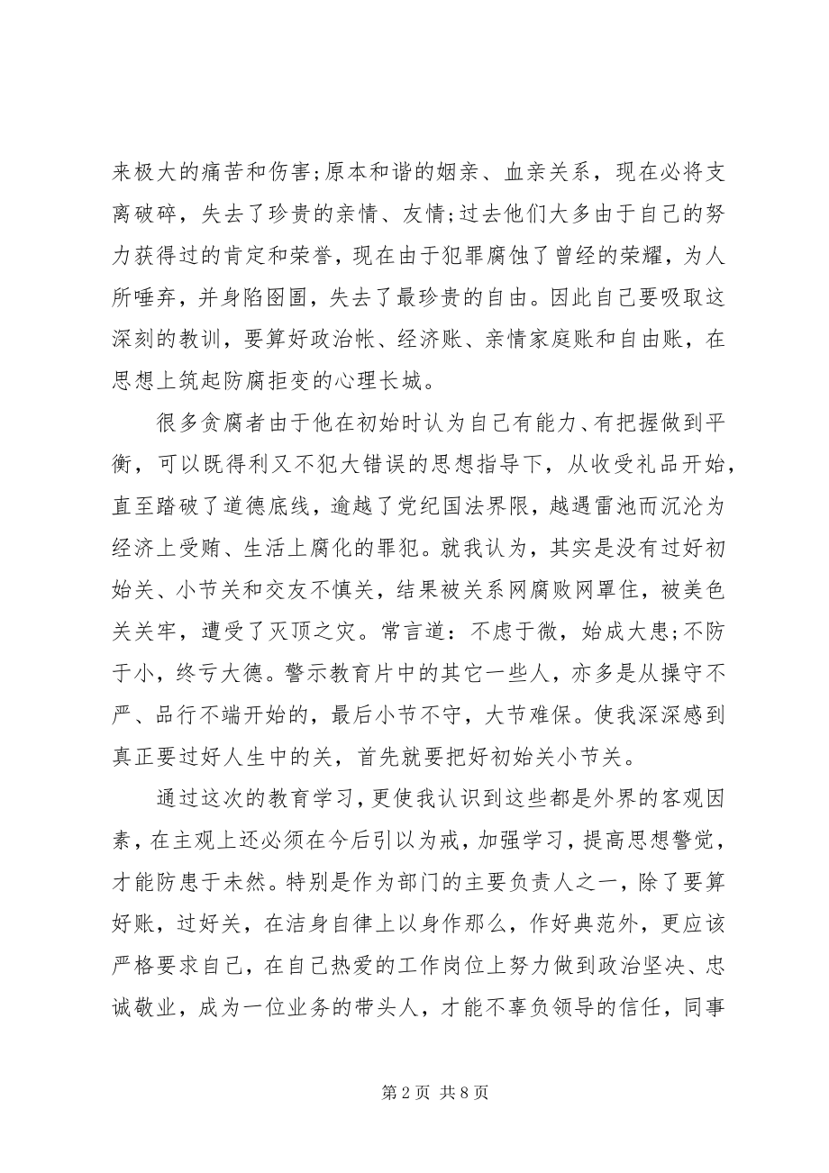 2023年反腐倡廉警示教育心得体会3篇锦集.docx_第2页