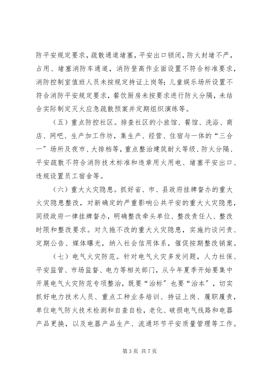 2023年火灾防控专项行动方案.docx_第3页